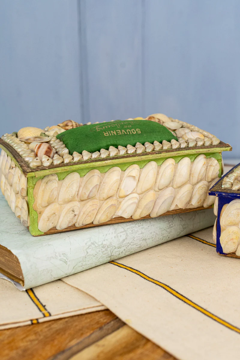 Vintage French Cherbourg Shell Box - Image 14